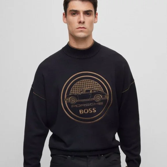 Hugo Boss | Sweaters | Boss Porsche X Boss Capsulelogo Sweatshirt